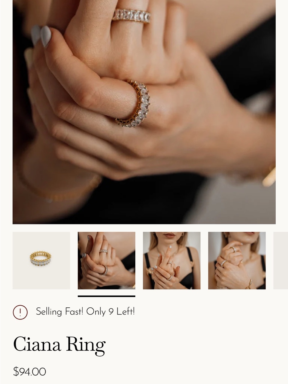 Brand New VIEA CIANA RING